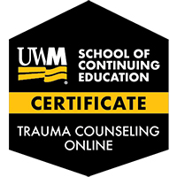 Trauma Counseling Certificate course/badge