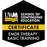 EMDR Therapy Basic Training Certificate course/badge