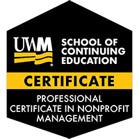 Nonprofit Management course/badge