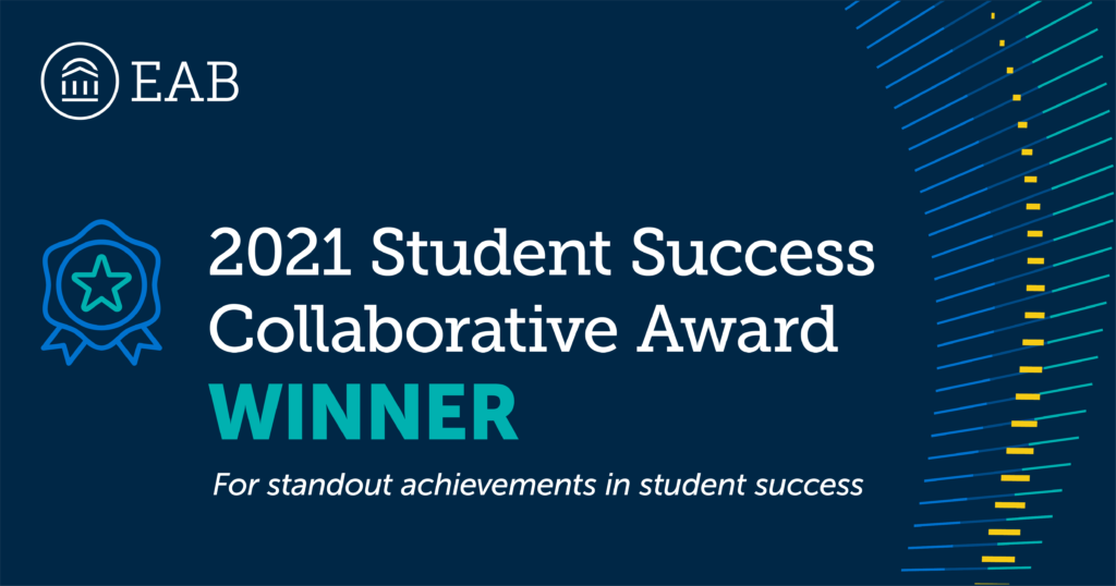 EAB 2021 student success collaborative award winner banner image